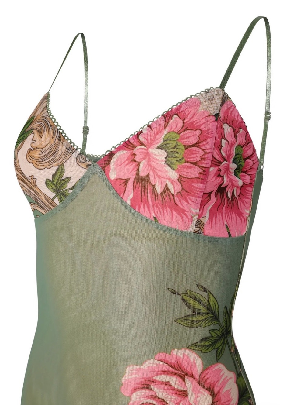 Tiger Mist Julianna Dress - Green Floral - Picture 3 of 5